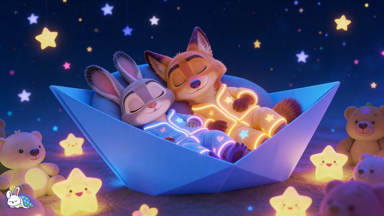 Успокаивающая ночная музыка ☁️ Лечение тревожных расстройств с Джуди и Ником из «Зверополиса»