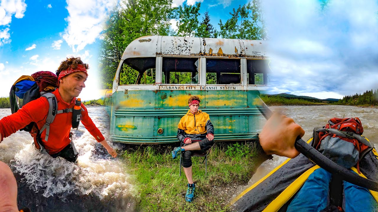 Into The Wild (Bus 142) // Stampede Trail Hike & Packraft! (Last Trip To Magic Bus)