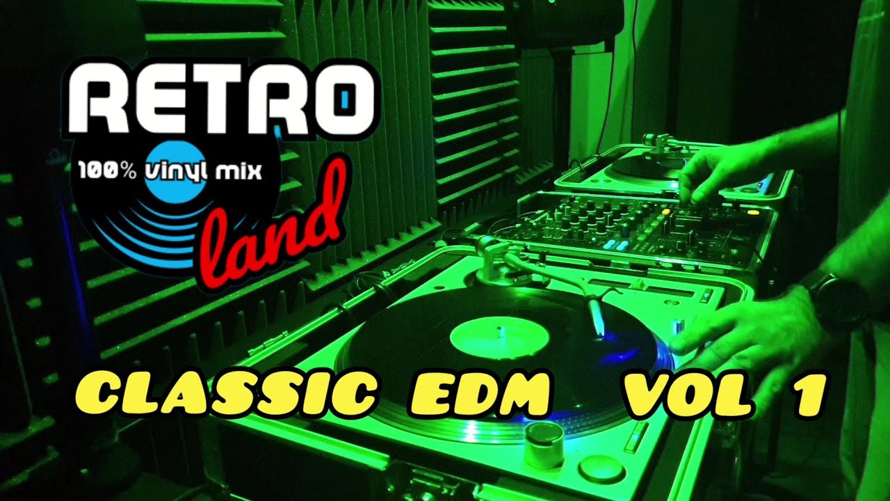 Classic Electronic Dance Music  100% vinyl Mix  vol 1