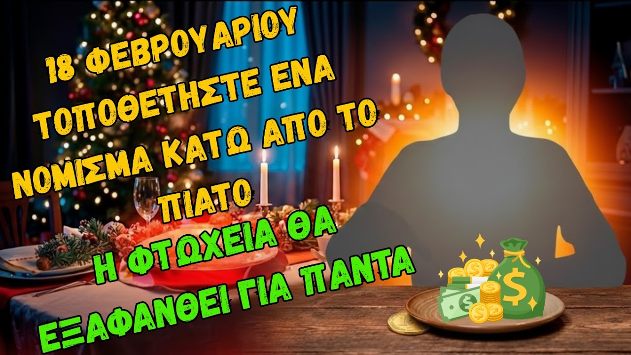 18 Φεβρουαρίου - Βάλτε ένα νόμισμα κάτω από το πιάτο - η φτώχεια θα παρακάμψει το σπίτι