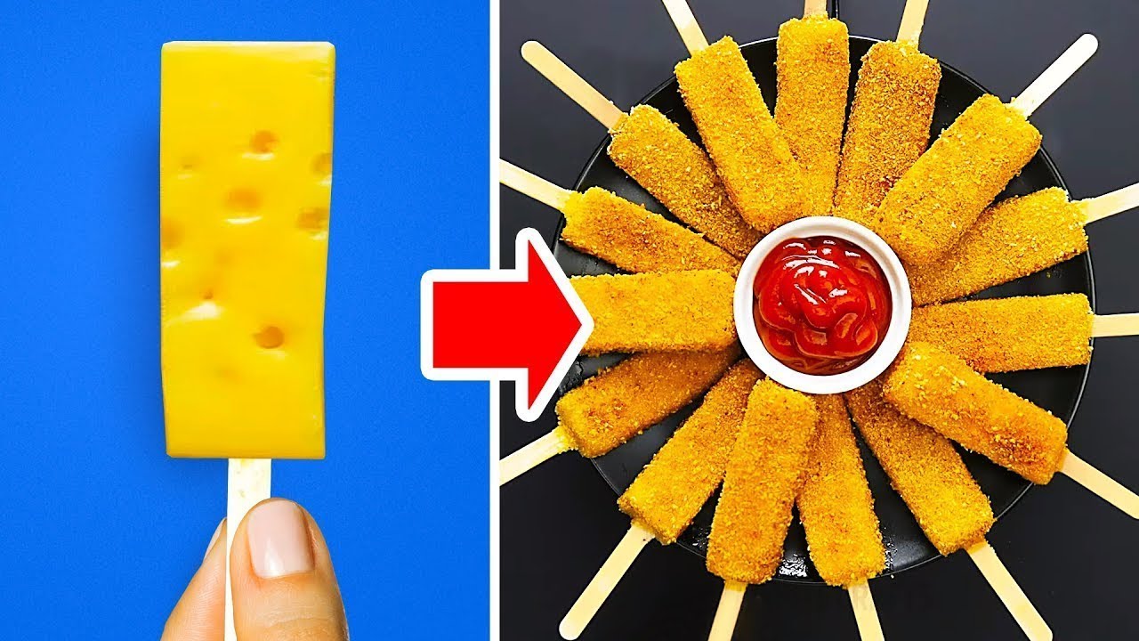 34 TRUCOS DELICIOSOS CON QUESO Y OTROS PRODUCTOS