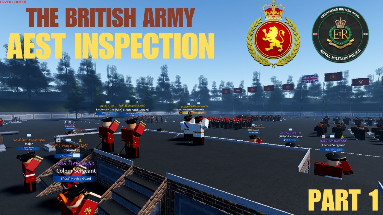 British Army AEST Inspection - Sharkuses British Army (ROBLOX)