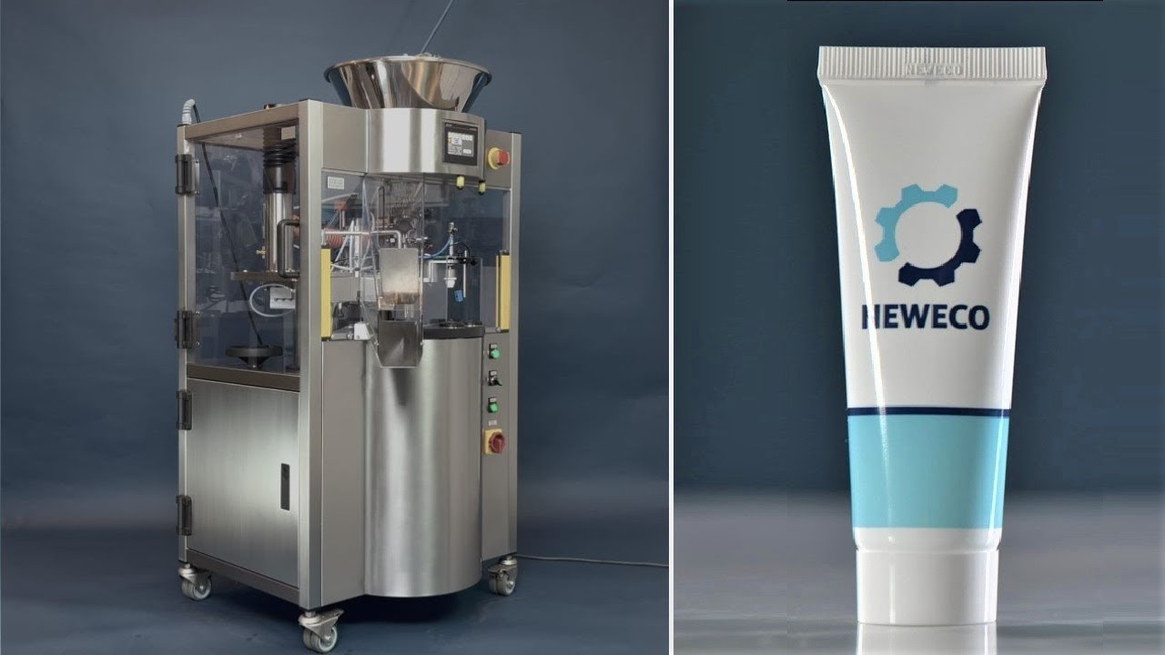 NEWECO NTTA-300: Universal Tube Filling Machine for Plastic and Aluminum Tubes