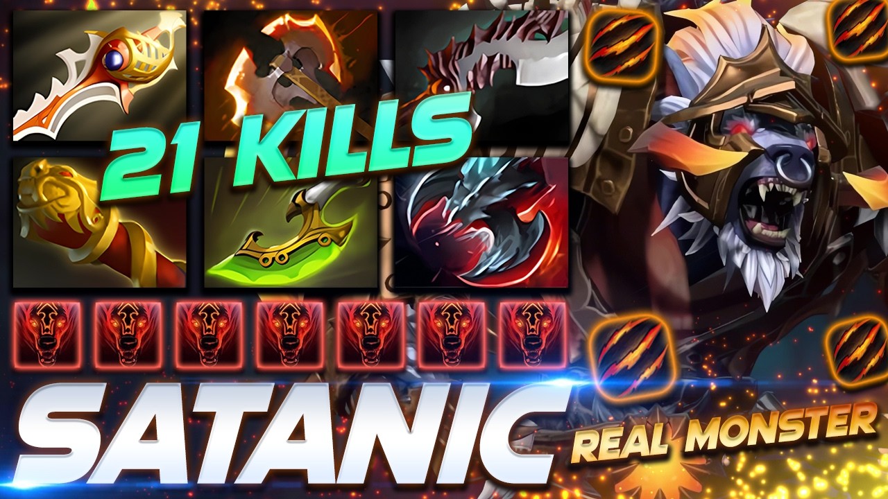 Satanic Ursa Super Monster - Dota 2 Pro Gameplay [Watch & Learn]