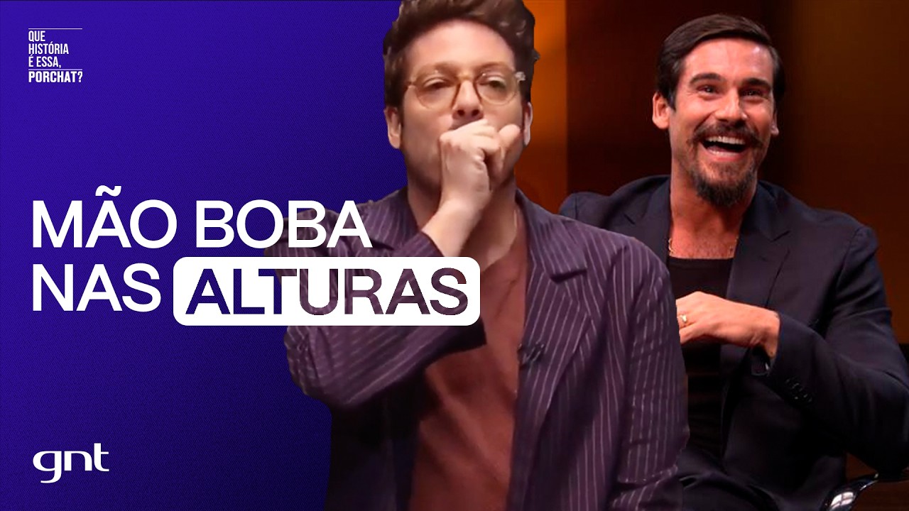 Nicolas Prattes e Sabrina Sato numa aventura a&eacute;rea | Que Hist&oacute;ria &Eacute; Essa, Porchat? | GNT​