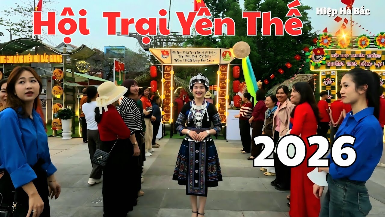 Không gian Lễ Hội Yên Thế 13.3, và các gian Hội Trại Thanh Niên Yên Thế 2026