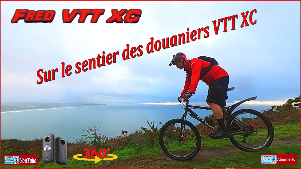 Sur le sentier des douaniers VTT XC ( Test Insta360 One X2 )