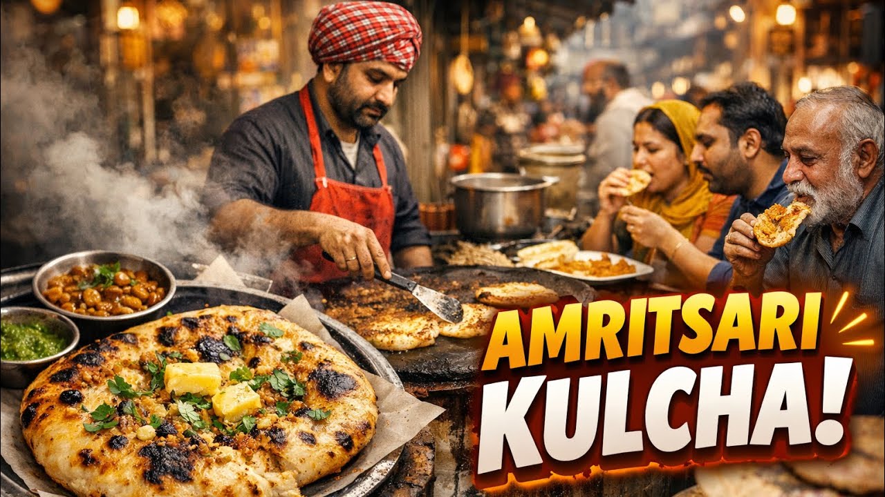 Best Amritsari KULCHA in Panchkula | Punjabi Breakfast | Street Food India