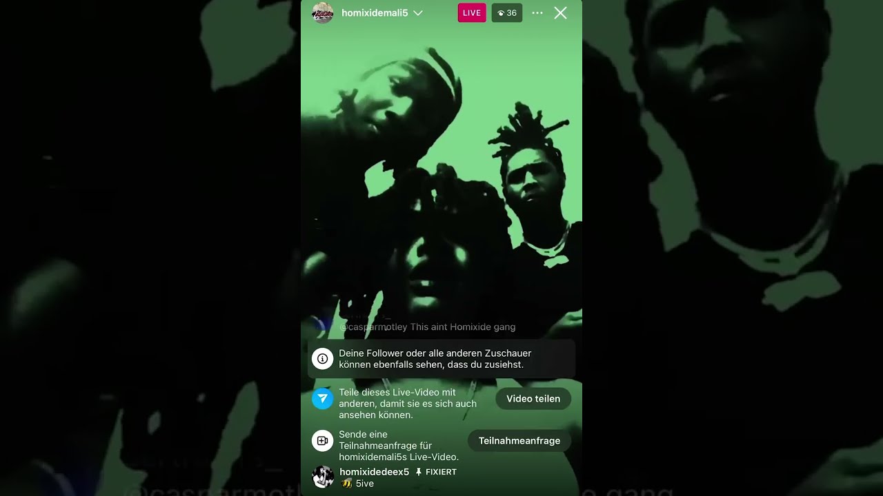 Homixide Mali Instagram Live Part #1 [07.10.2024]