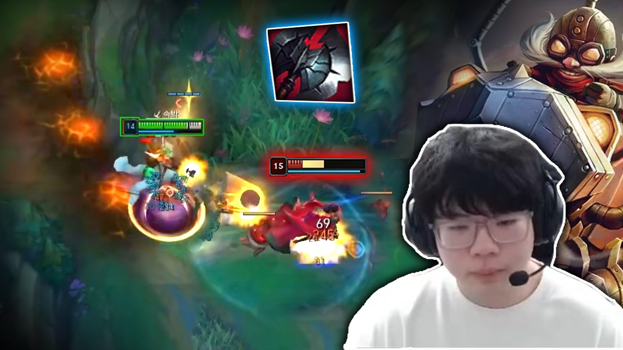 LazyFeel : His Corki is COOKING KR HighElo - Engsub