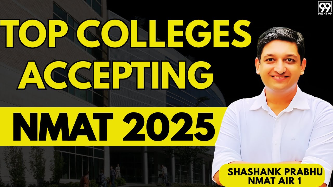 Top Colleges Accepting NMAT | Shashank Prabhu | NMAT AIR 1