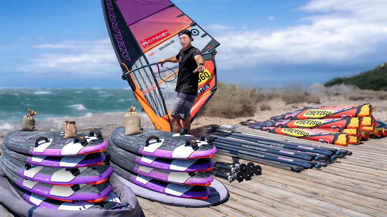 Highwind Training in 40 knots - Breaking down my worldcup slalom equipment