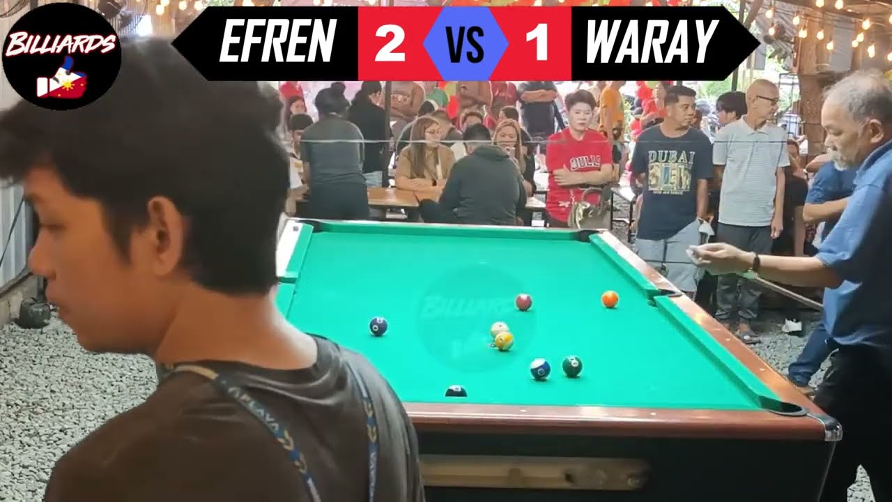 PWRTIDA PA CHAMP VS LEGEND EFREN BATA REYES 8 10 +2 WIN VS ARVI WARAY TANEGA