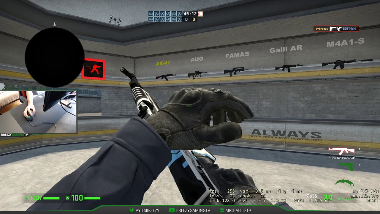 CS:GO Tips: Forearm vs Wrist aim explained (arm and hand placement)