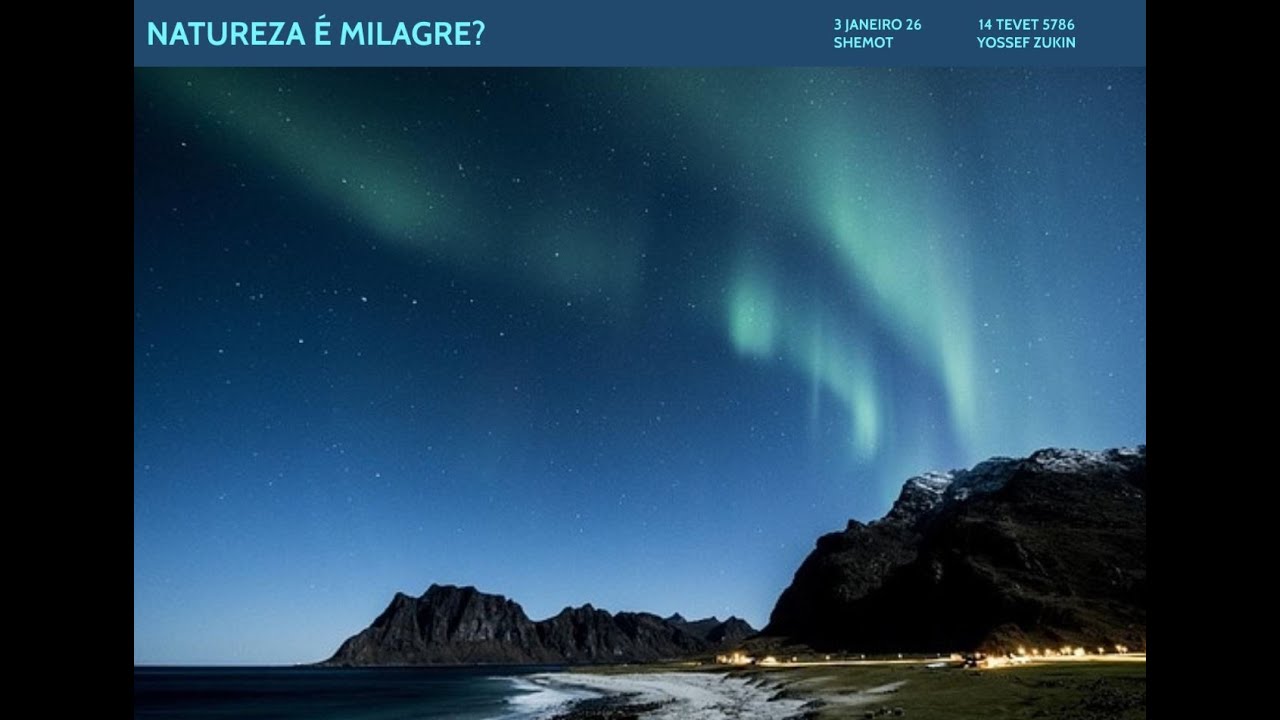 A NATUREZA É UM MILAGRE?