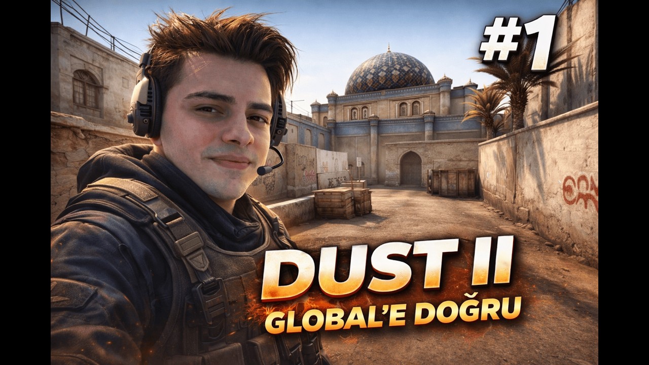 DUST 2 MAPINDE GLOBALE DOĞRU!!! | CS2
