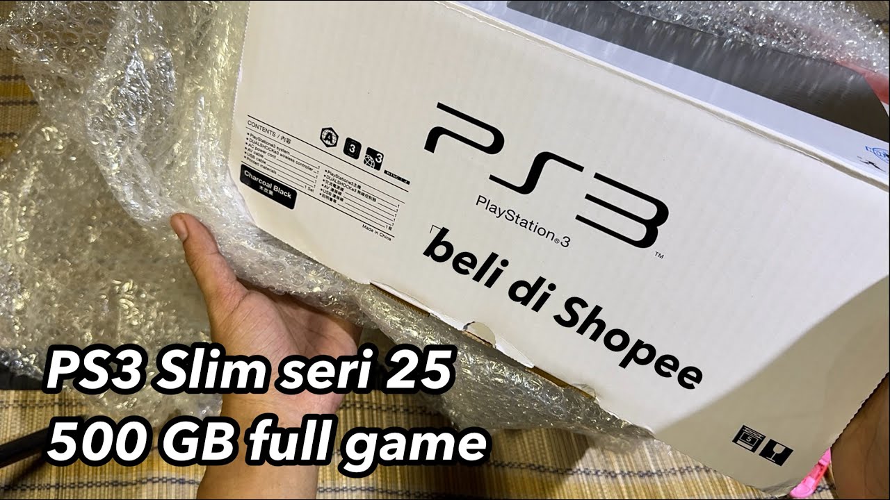 PS3 Slim seri 25 pembelian di Abel PS Ferry Pratondo via Shopee