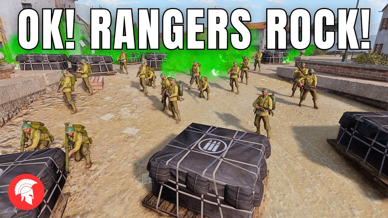 OK! RANGERS ROCK! - Company of Heroes 3 - US Forces Gameplay - 4vs4 Multiplayer - No Commentary