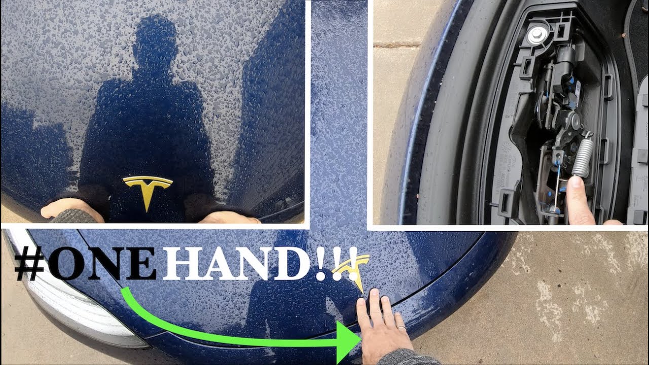 Tesla Model 3 EASY CLOSE Frunk
