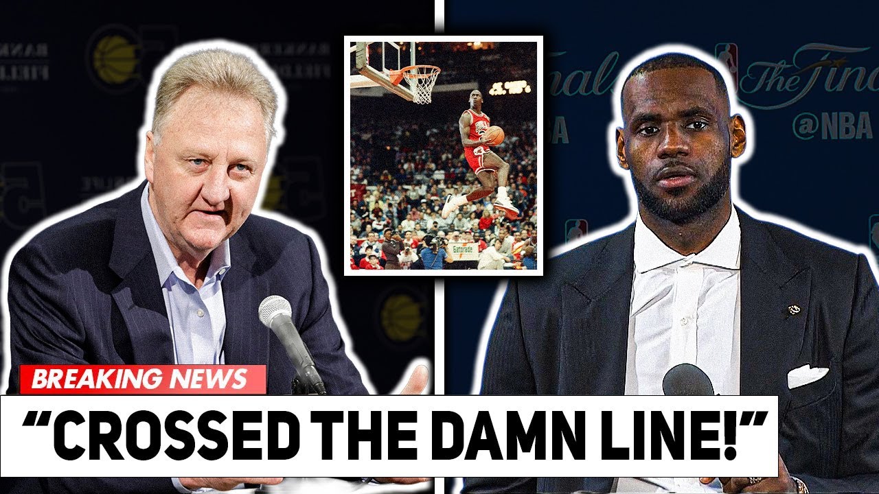 Larry Bird LOSES IT After LeBron Mocked Michael Jordan.. (He Snapped!)