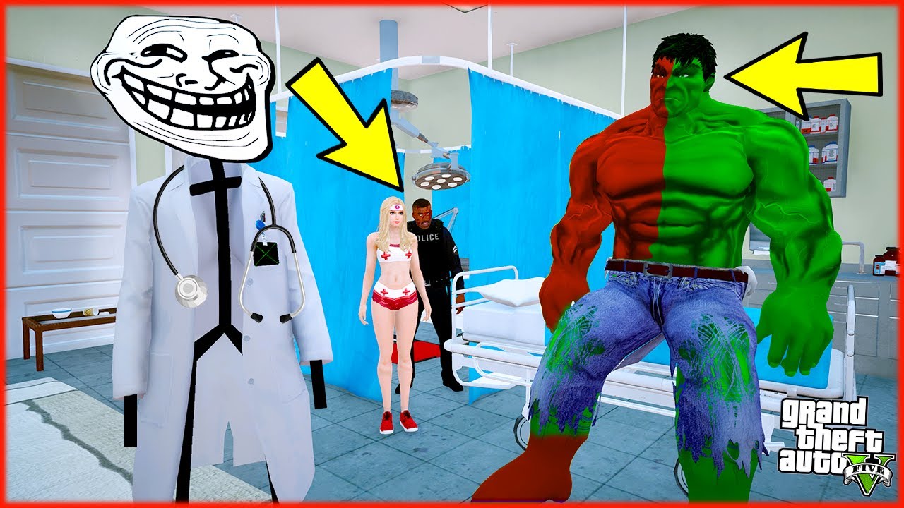 TROLLFACE VS 24 SAAT DOKTOR OLMAK! - GTA 5