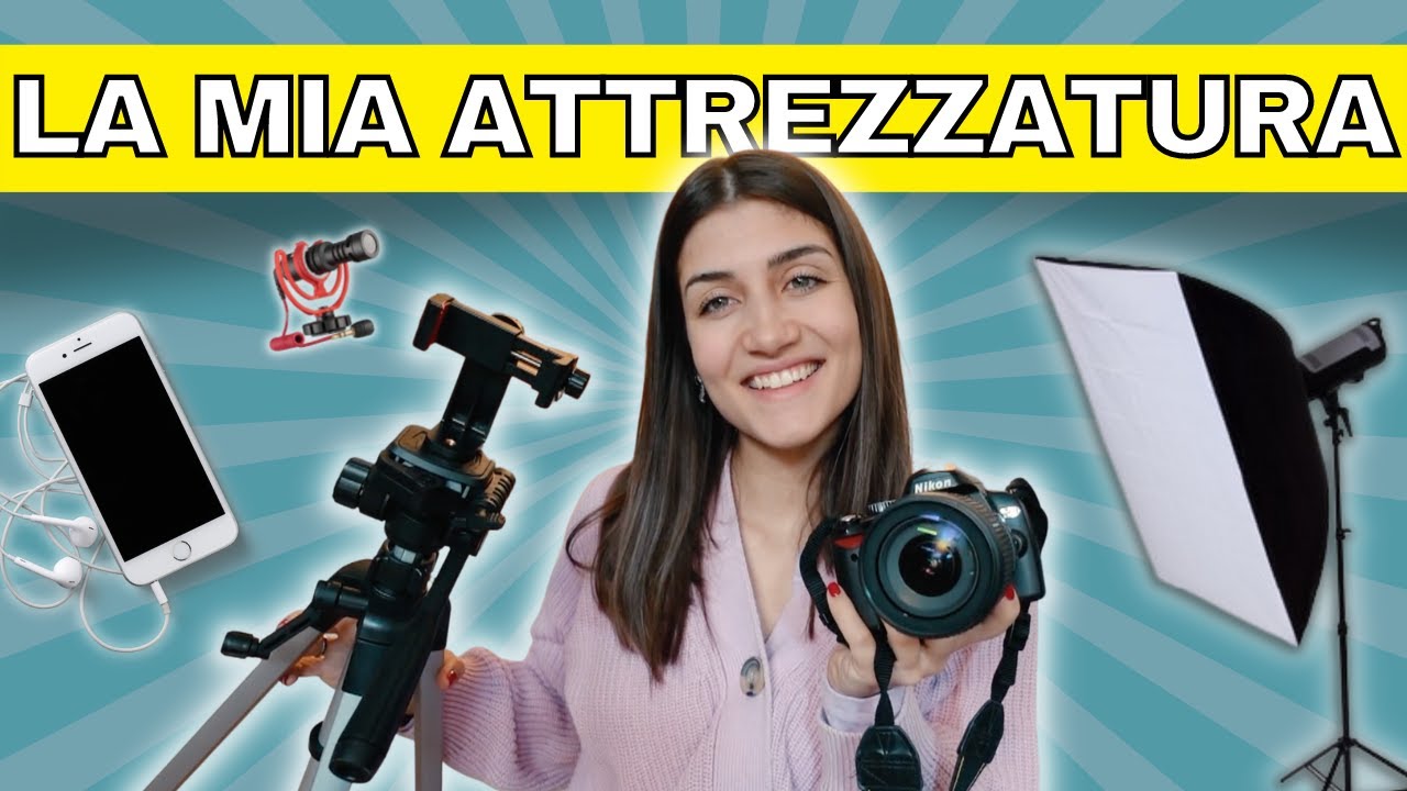La mia attrezzatura per contenuti instagram di qualit&agrave; (Audio, Video e molto altro)