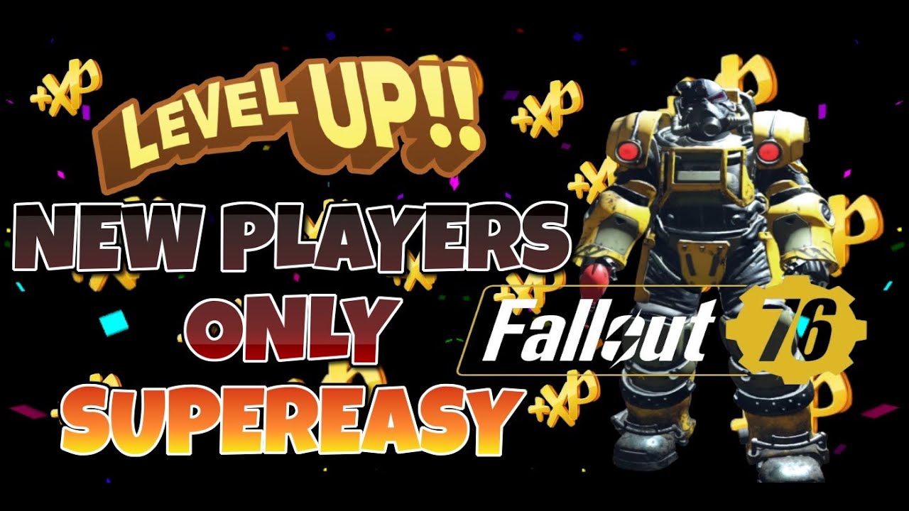 🔥FALLOUT 76 NEW PLAYER THE BEST INFINITE XP METHOD SUPER EASY !!!🔥