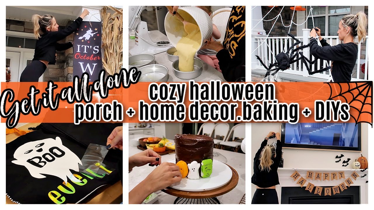 *NEW* HALLOWEEN GET IT ALL DONE // DECORATE WITH ME, BAKE + DIY TIFFANI BEASTON HOMEMAKING 2021 SAHM