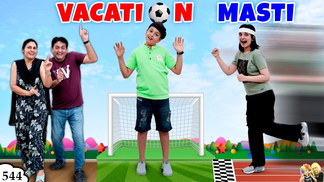 VACATION MASTI | Summer Time | Comedy Family Gaming Challenge | Aayu and Pihu Show