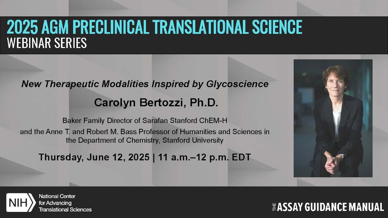 Carolyn Bertozzi: New Therapeutic Modalities Inspired by Glycoscience