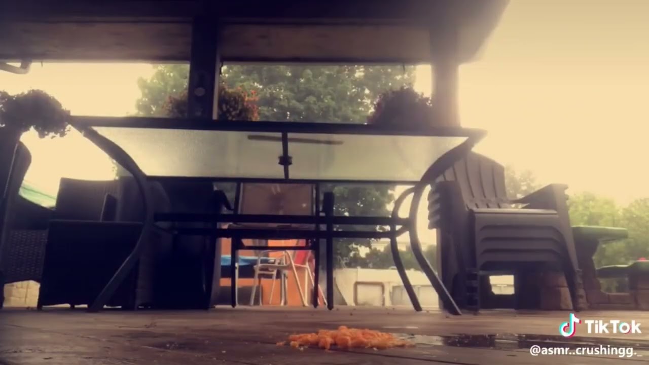 ASMR sandal crushing request #1 (watch till the end)