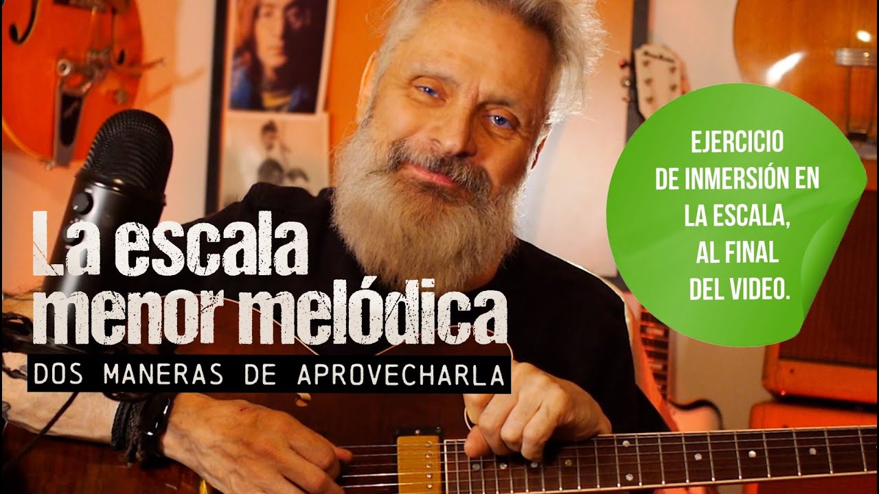 La escala menor melódica en el blues