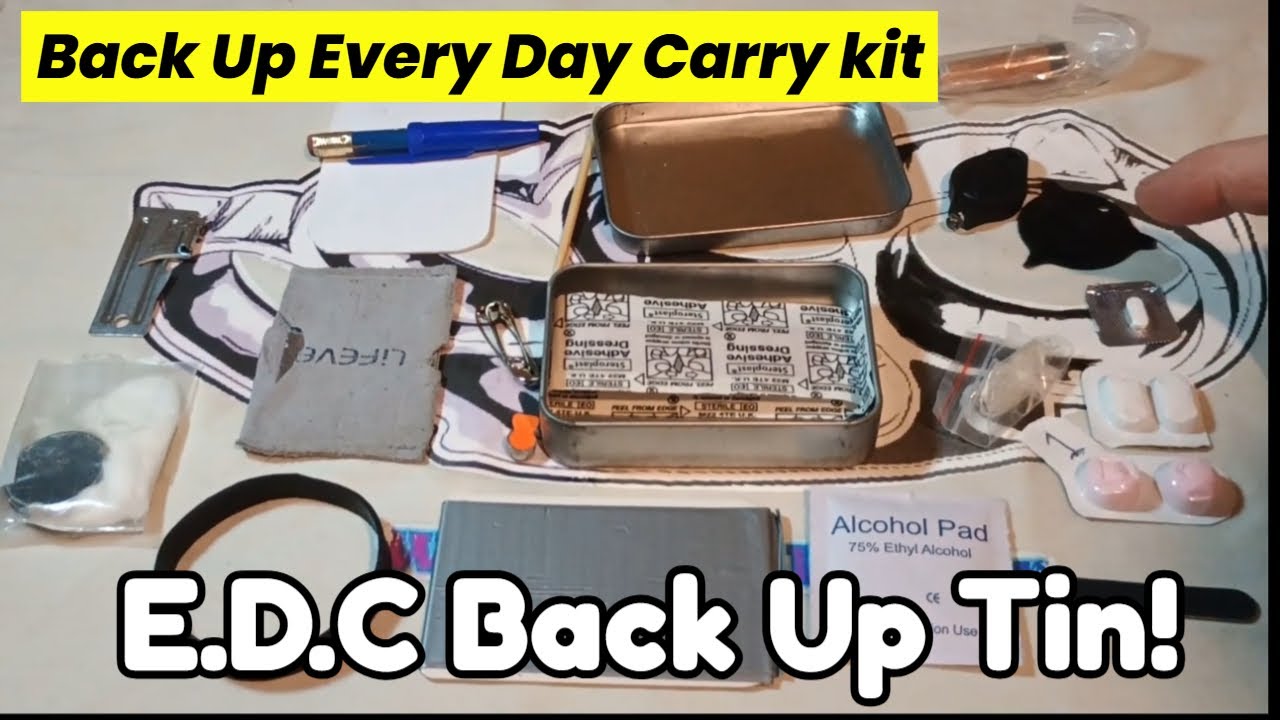 EDC (Everyday Carry — Повседневный набор предметов) — Запасные предметы в жестяной коробке