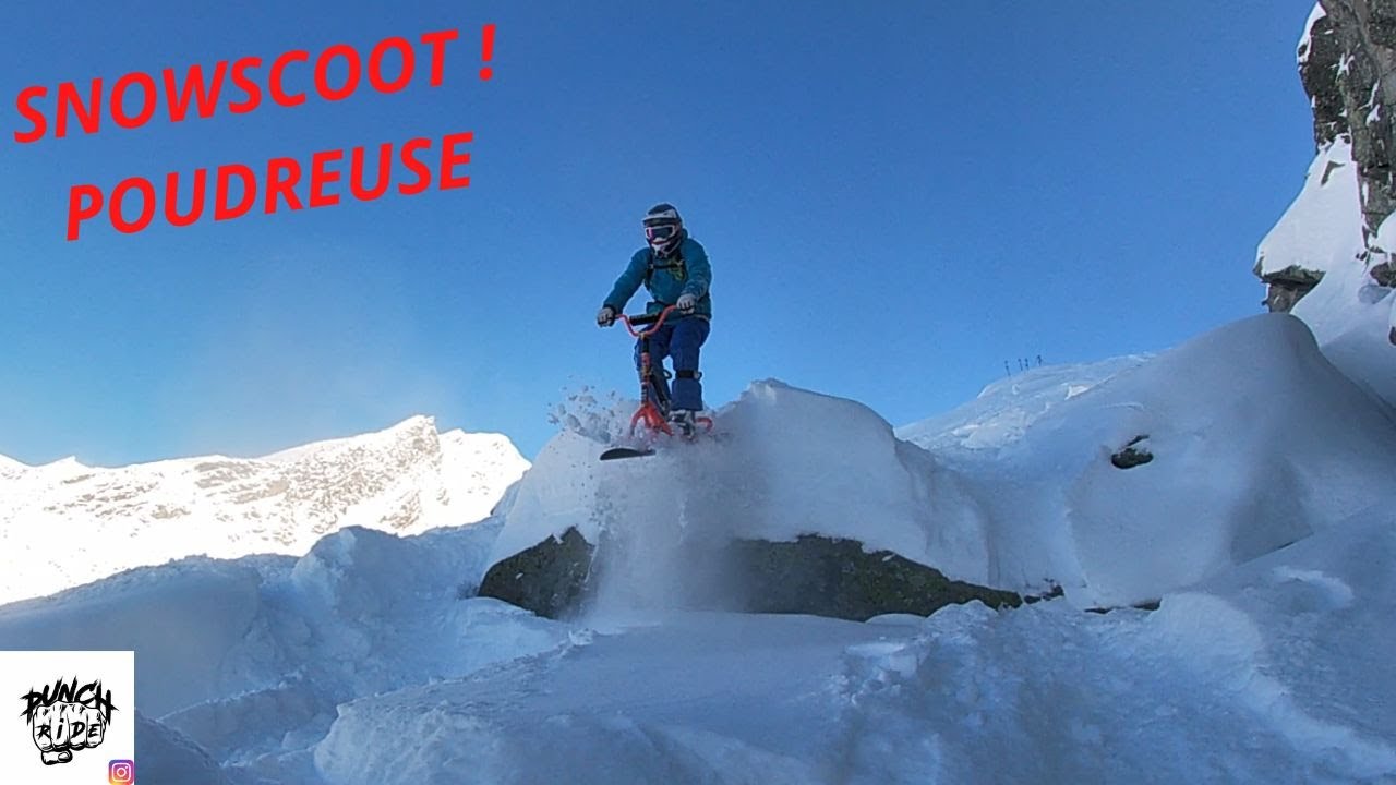 SNOWSCOOT - Poudreuse Snow Val Thorens ! Dinguerie !