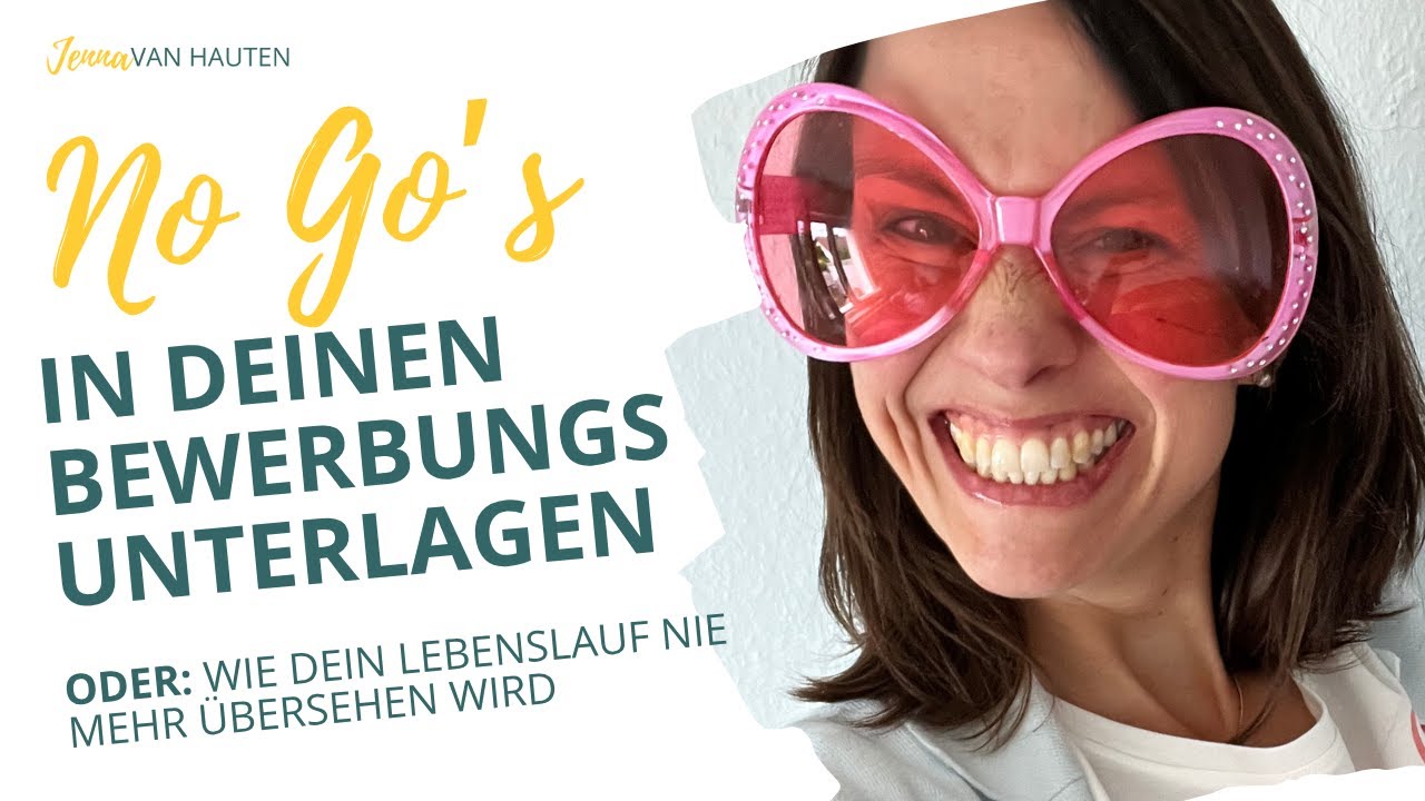 No Go's in deinen Bewerbungsunterlagen ODER: wie dein Lebenslauf nie mehr übersehen wird