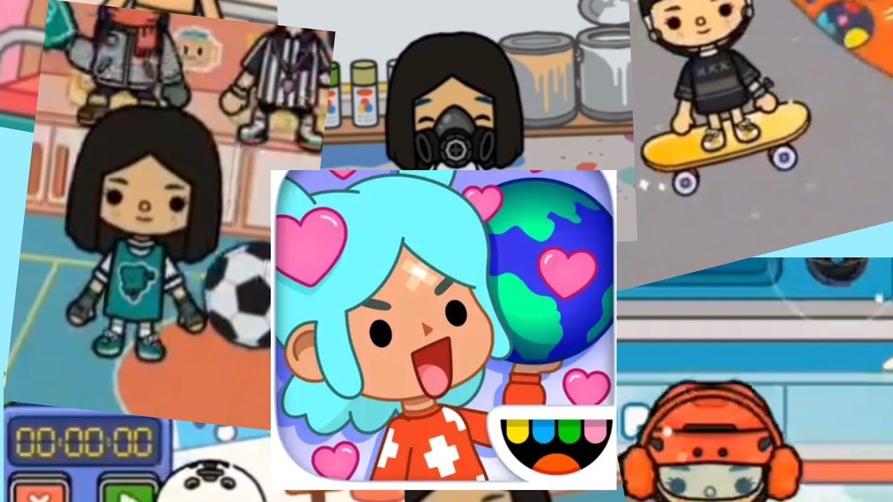 Toca live world, пробую все виды спорта. КРУТО