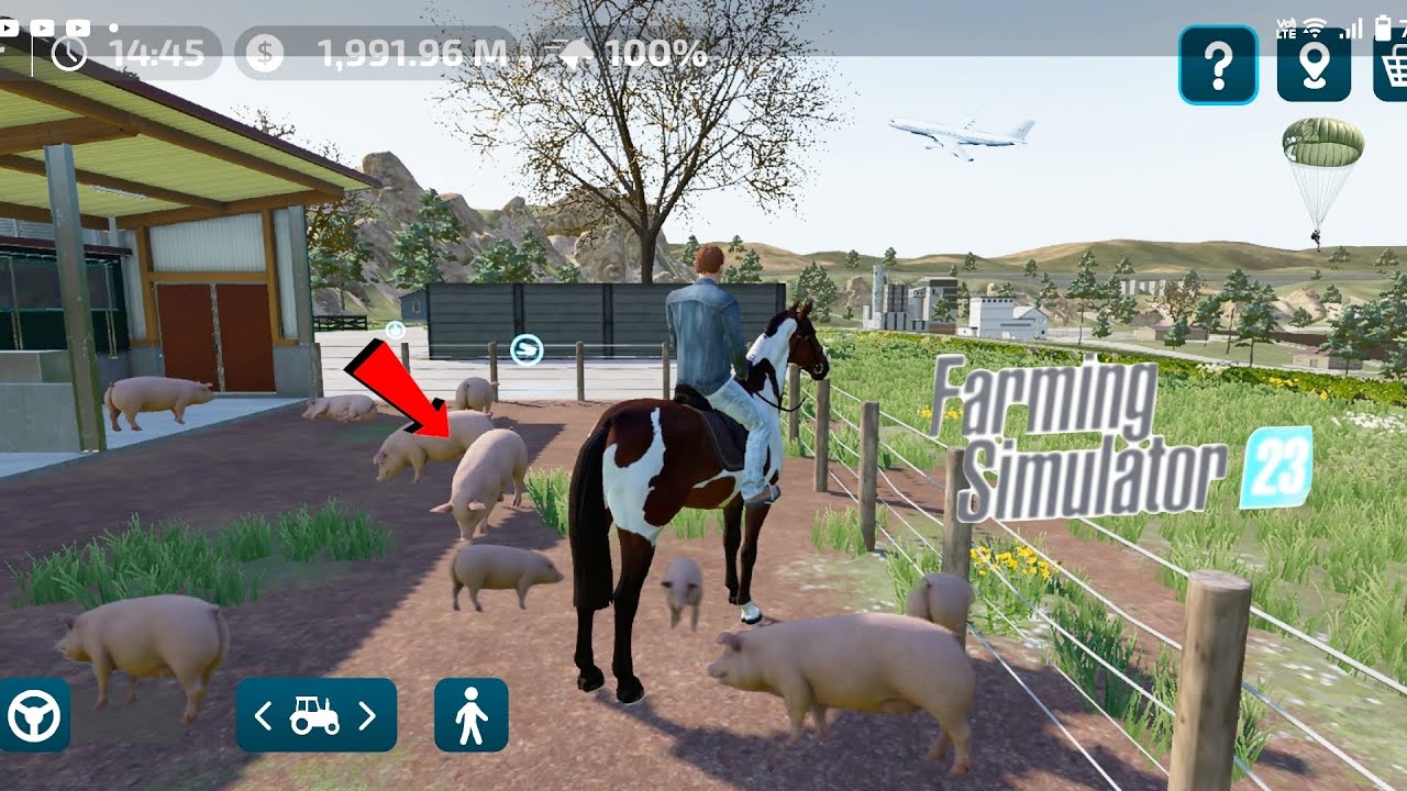 How to buy pigs in FS 23 game?