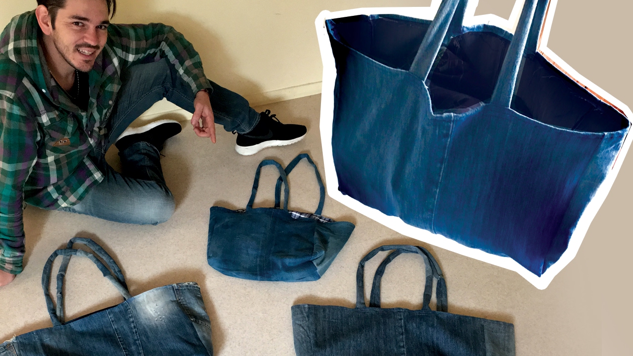 Jeans Bag - DIY Tote Bag