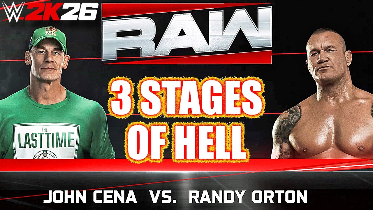 3 Stages of Hell Match - WWE 2K26 (Randy Orton vs John Cena)