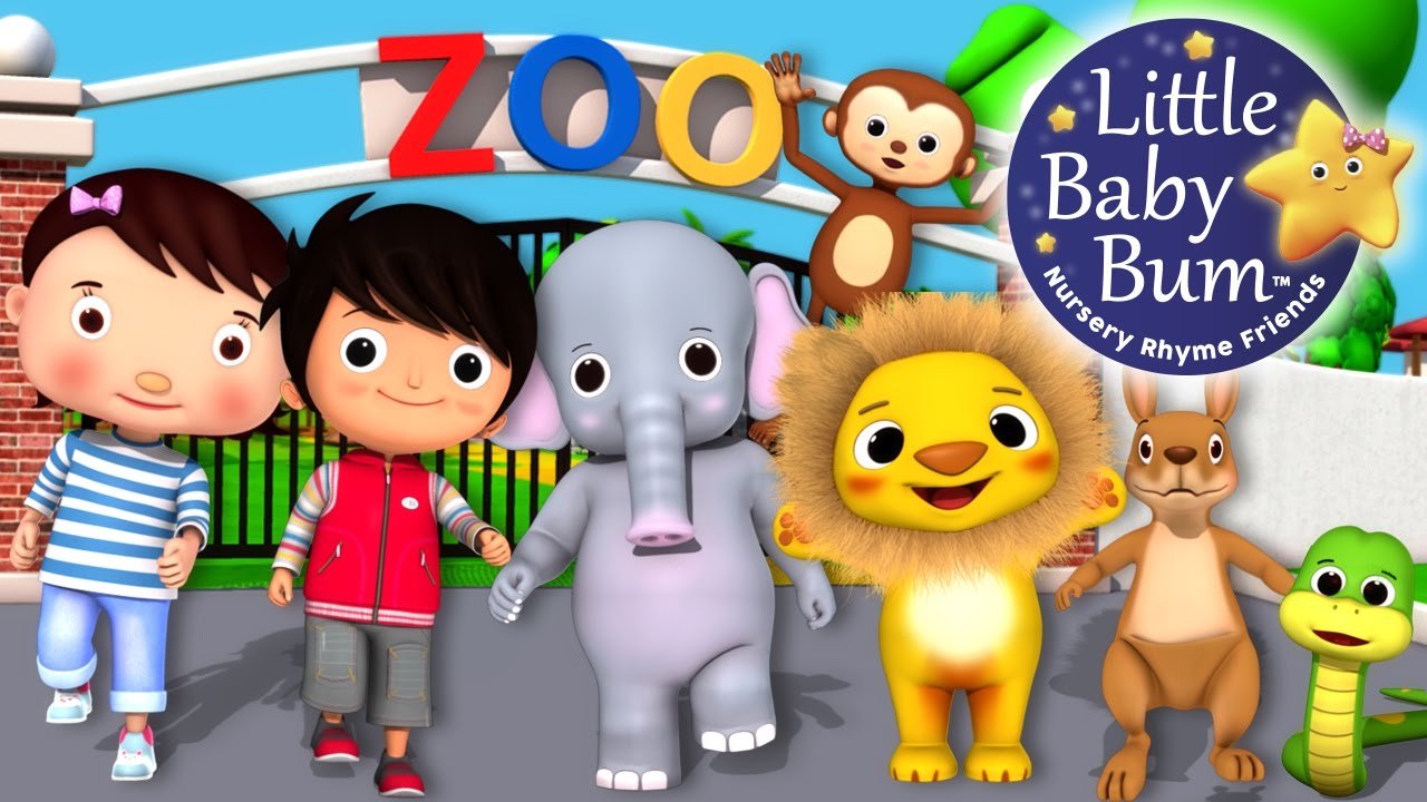 Zoo Song | Animal Song | Plus Lots More Nursery Rhymes | From LittleBabyBum!
