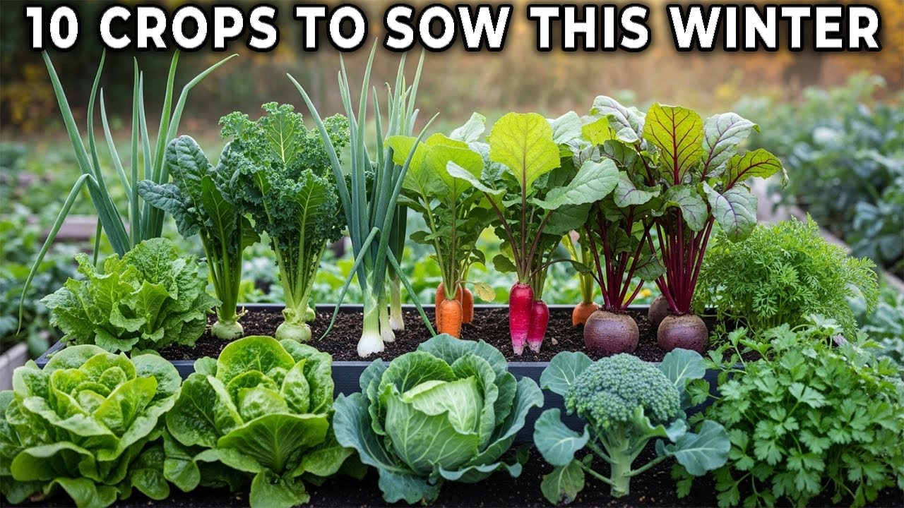10 Vegetables That Thrive When Planted in Winter