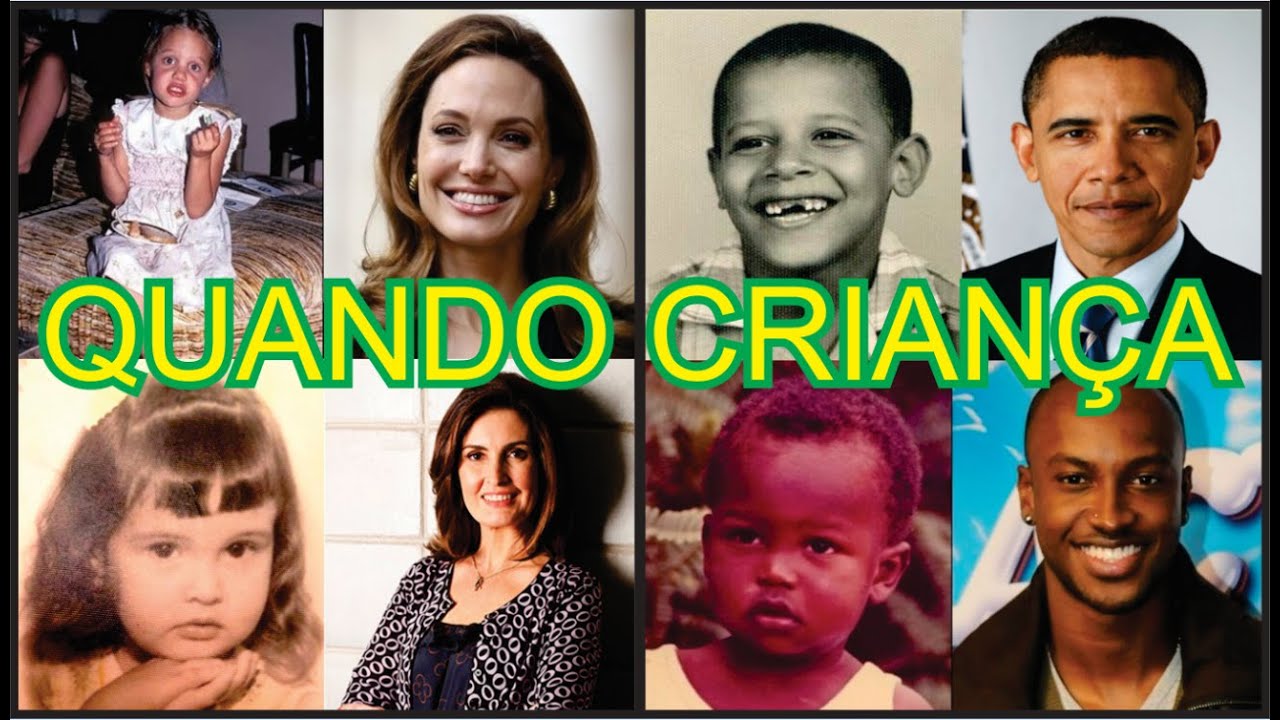 Famosos quando crian&ccedil;a. Veja como eram alguns famosos quando crian&ccedil;a.