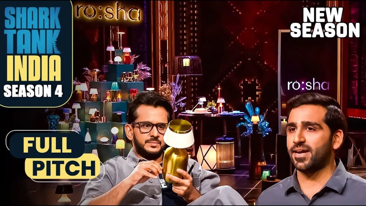 'Rosha' के Lamps की uniqueness को Shark Aman ने किया पसंद | Shark Tank India S4 | Full Pitch