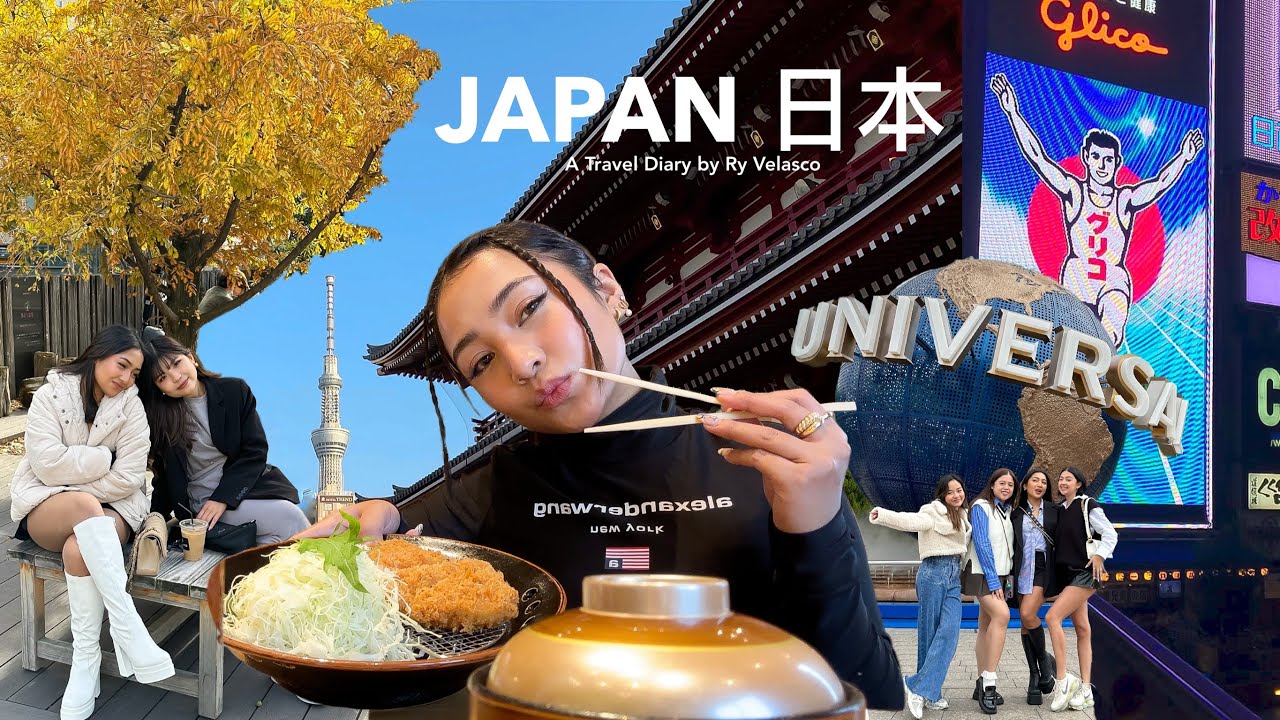 JAPAN VLOG &bull; Tokyo & Osaka in Fall: What I Eat, Outlet & Shopping 🎌🍱 &mdash;Ry Velasco