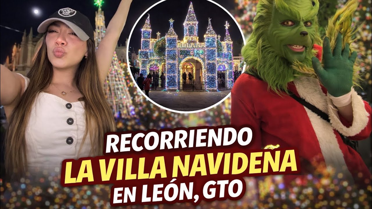 ¡La magia de la navidad! Recorriendo la villa navideña en el centro histórico de León, Gto