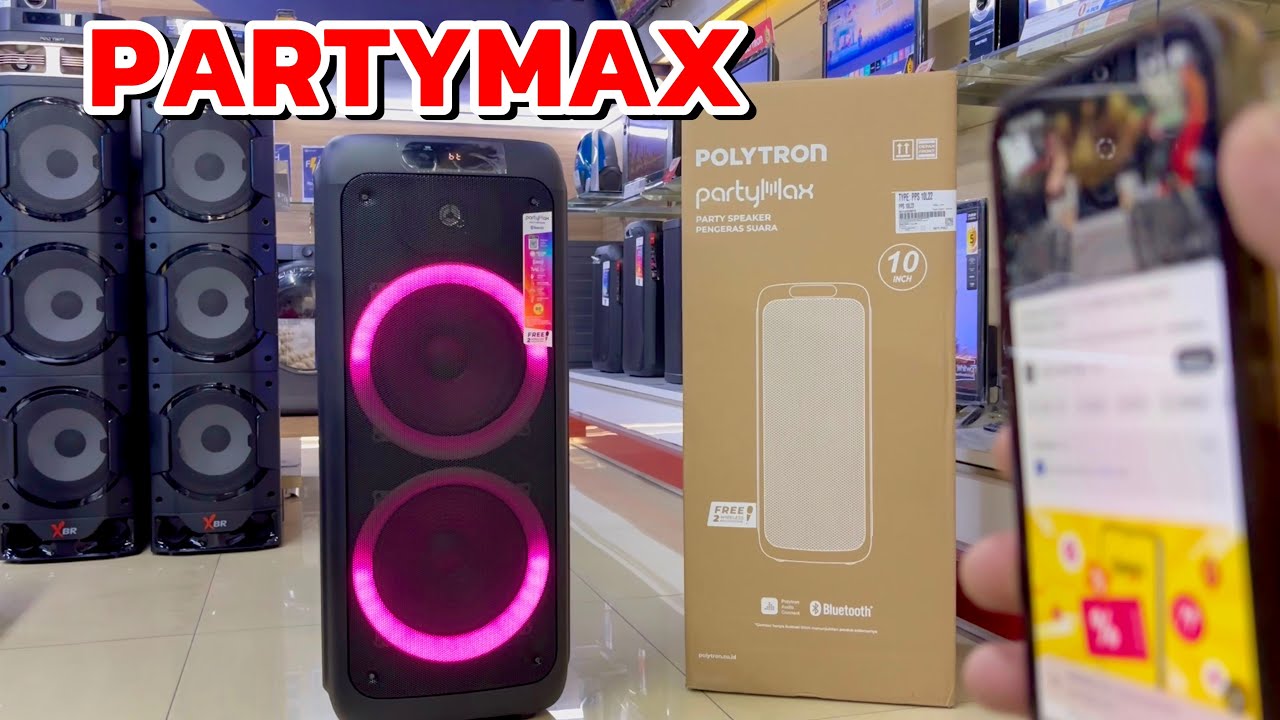 REVIEW! SPEAKER PARTYMAX POLYTRON PPS 10L22 TERBARU, SPEAKER PARTY POLYTRON
