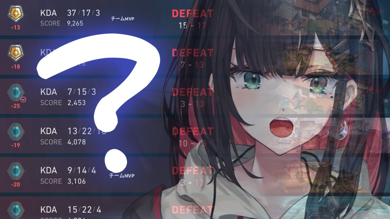 【VALORANT】9W22Lした女【緋月ゆい/ネオポルテ】