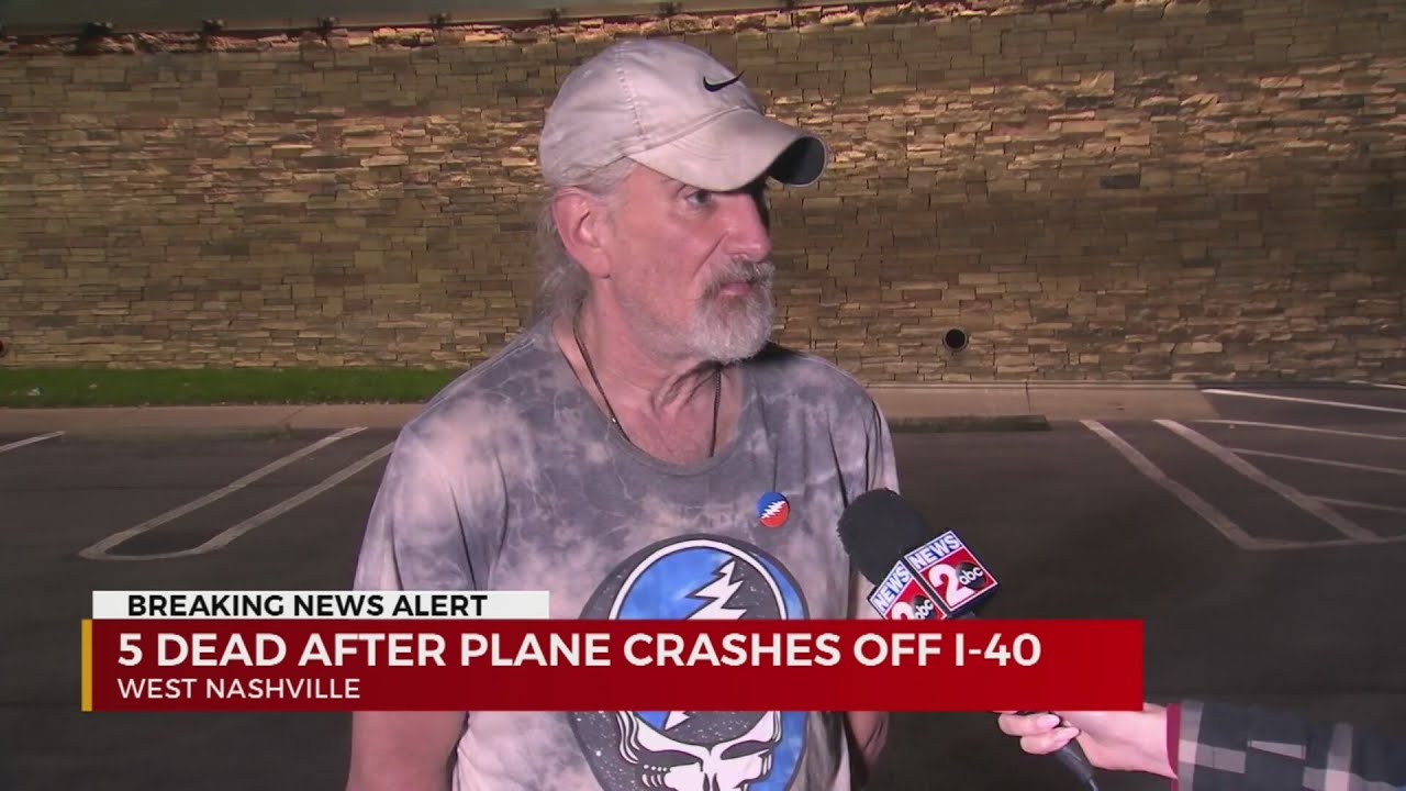 Witness describes plane crash near Nashville interstate that killed 5