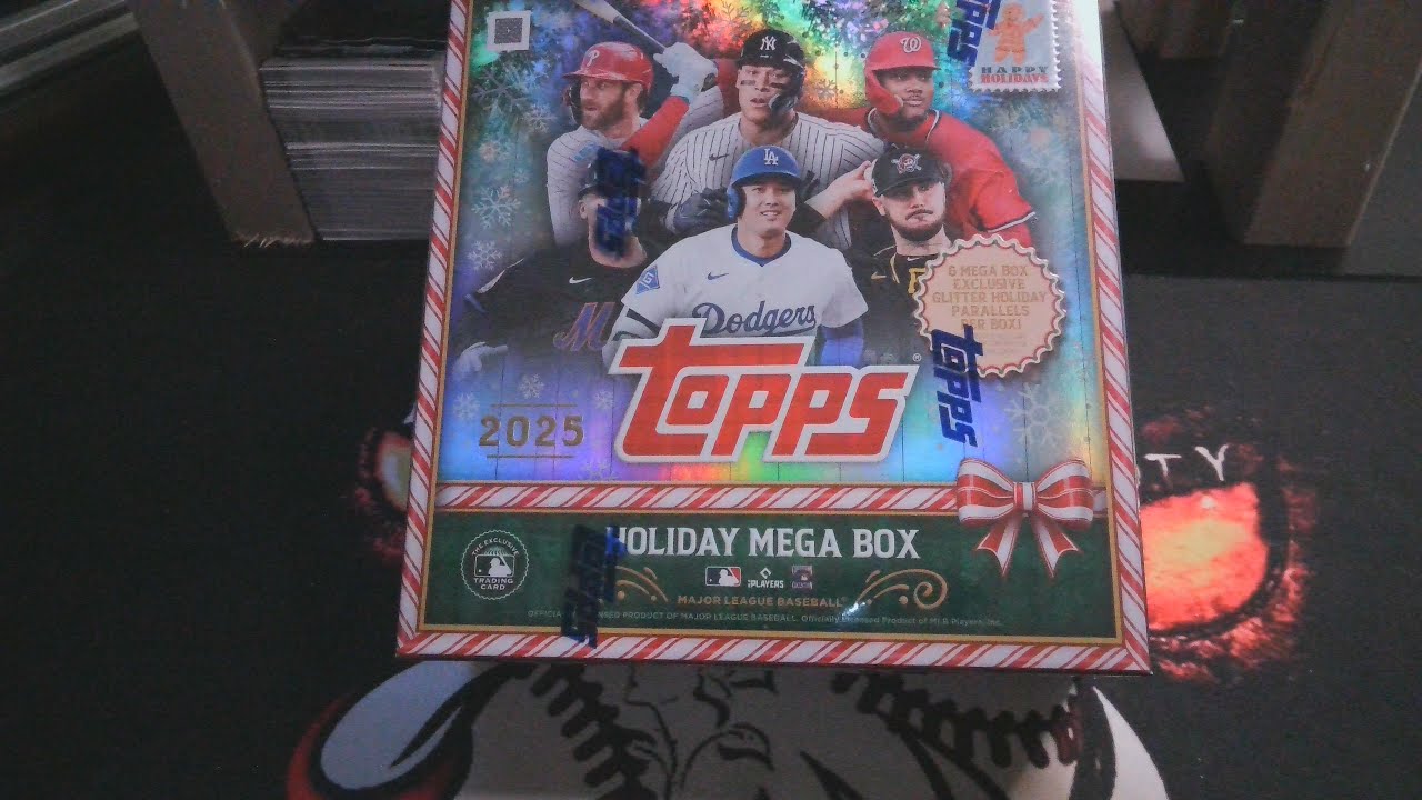 2025 Topps Holiday!!! I split a Mega with @yourbuddydom !!!