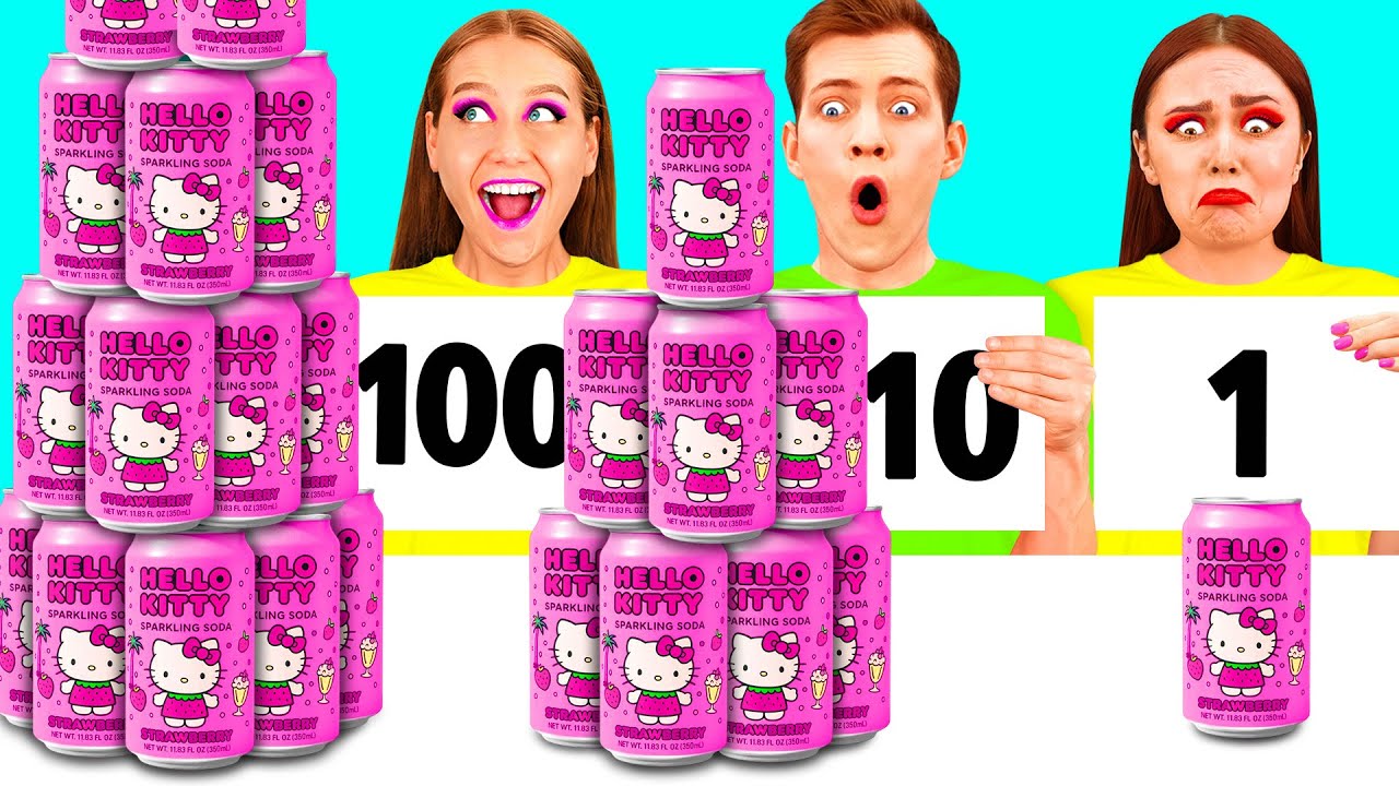100 Слоев Еды Челлендж | Кто Победит в Битве на Кухне от KiKi Challenge